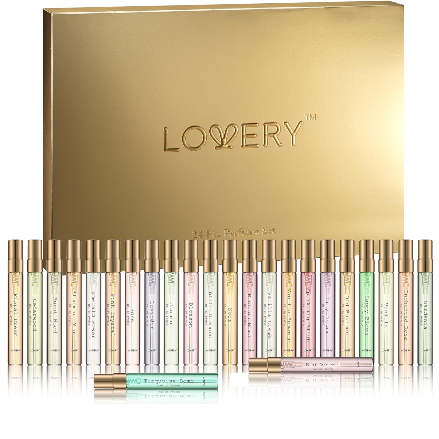 Advent Calendar 2024 Adult Gift Set for Women, 24pc Perfume for Women and Men, Assorted Fragrance Sets, Floral Perfume Sampler for Travel - Birthday