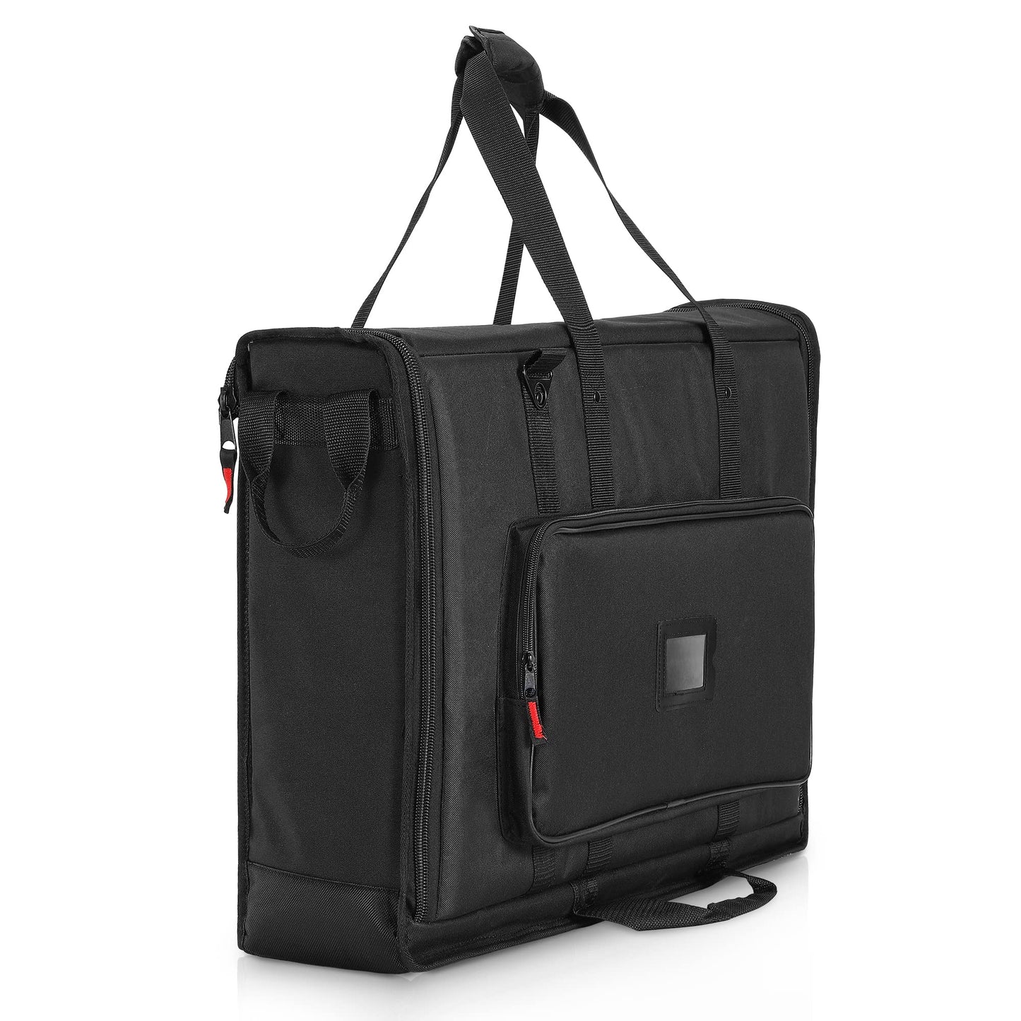 1st Place Products Foldable Padded Nylon Tote Carrying Case -Transport LCD Screens, Computers, Monitors & TVs Between 19" - 24" - Water Resistant - Shoulder Strap & Handle Options - Premium Quality