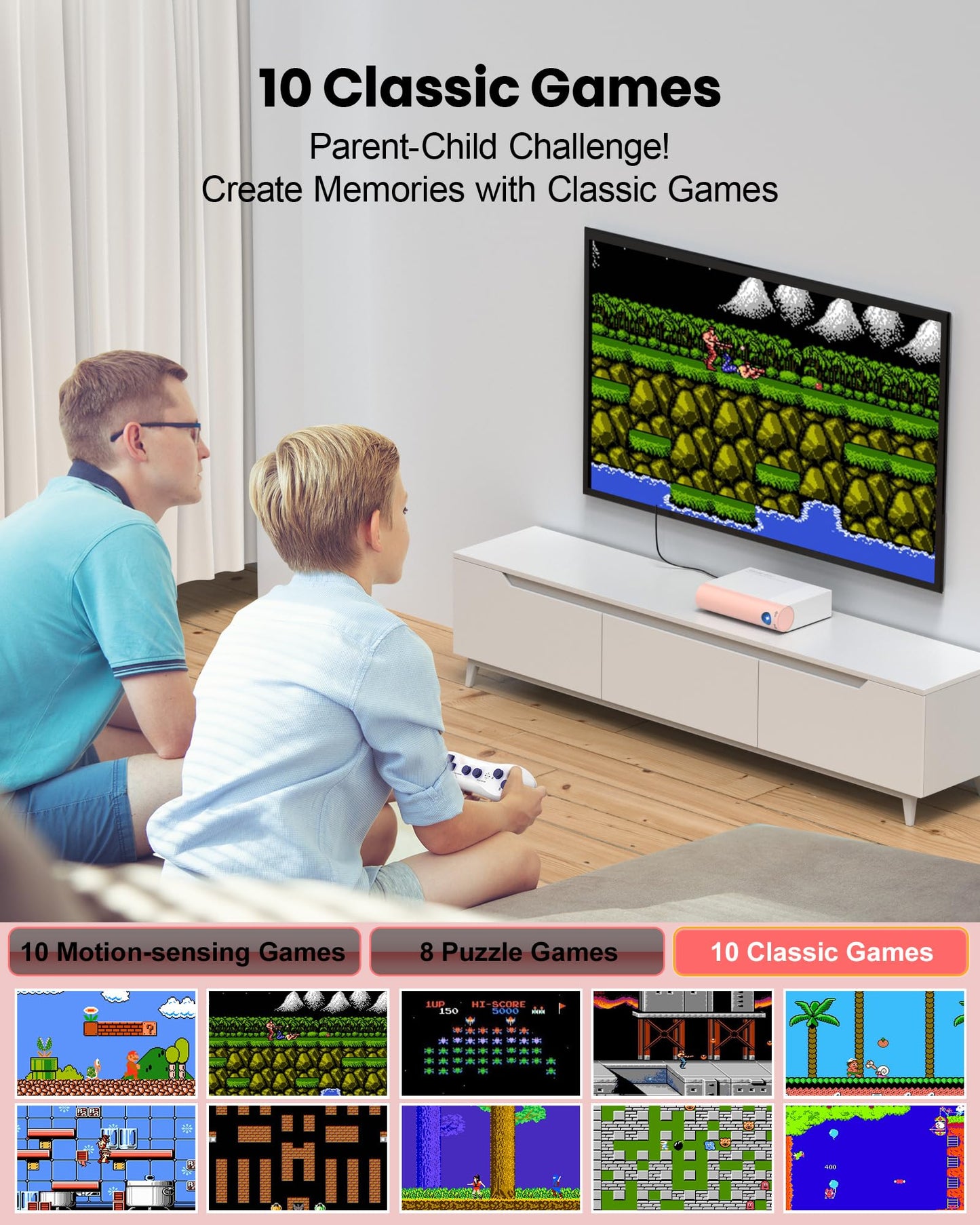 AR Motion Game Console: Indoor Entertainment System for Kids & Families - Great for Gaming Nights Parties and Playdates Birthday Gifts
