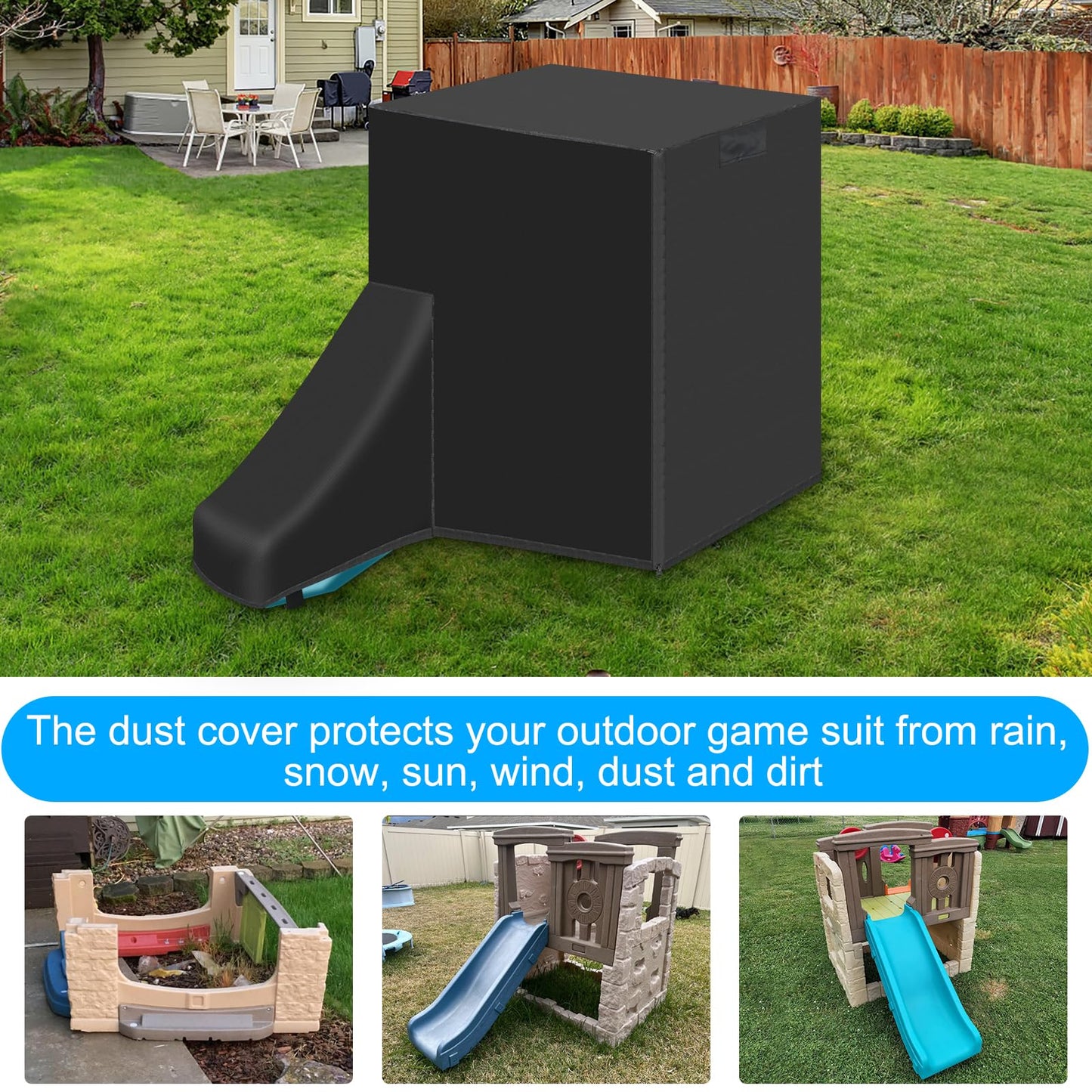 Heavy-Duty Oxford Fabric Cover for Step2 Woodland Climber II Playset – Weatherproof, UV-Resistant, Fits Outdoor Playground Climber & Slide
