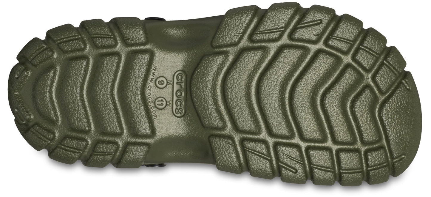 Crocs Unisex Clog, Army Green Navy, 9 Women/7 Men