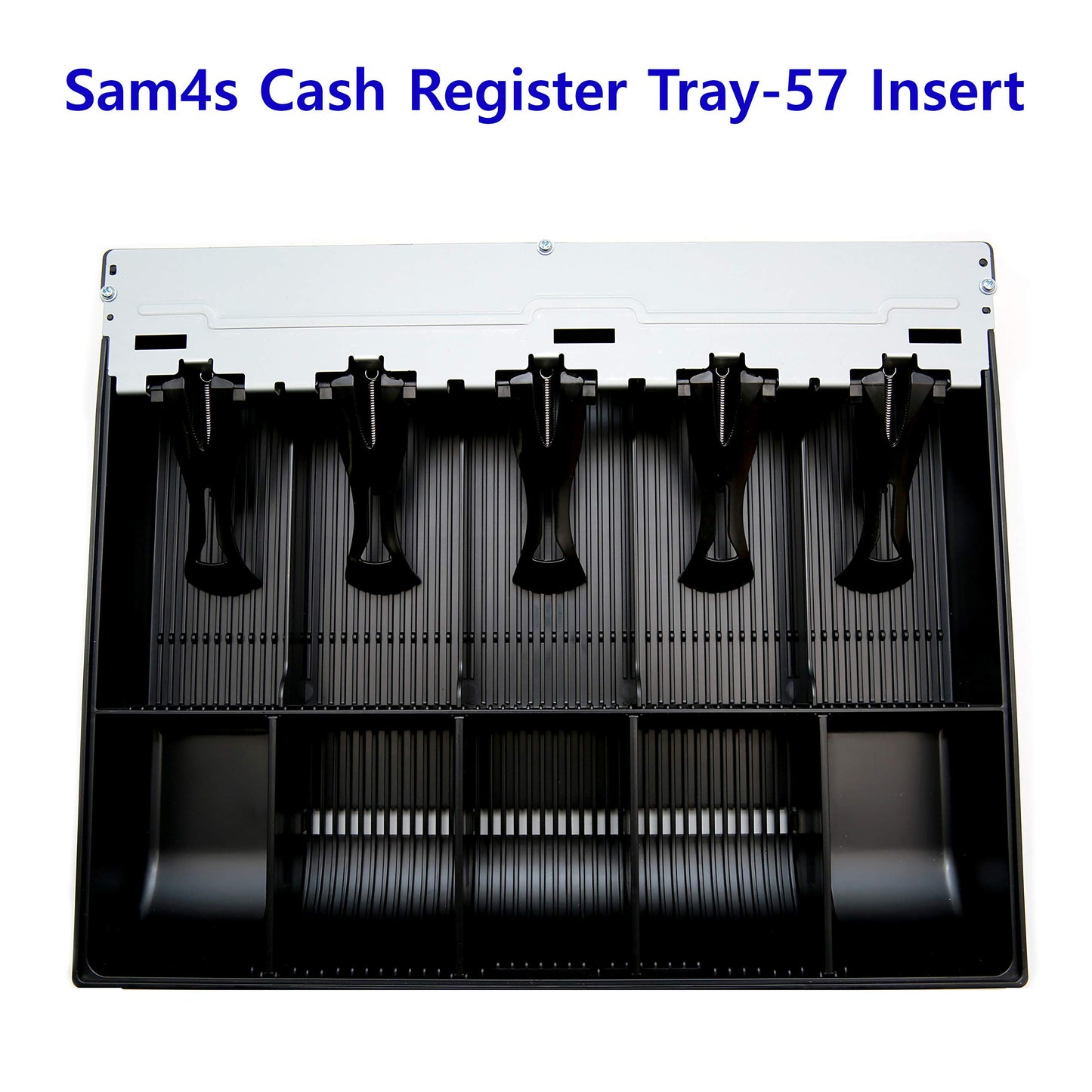 SAM4S Cash Drawer Insert Money Tray 57, 5 Bills and 5 Coins, Compatible with Sam4s ER-5200, ER-5240, ER-5215, ER-380, ER-350, ER-520, ER-530, ER-650, ER-900 Series, SPS-300 Series