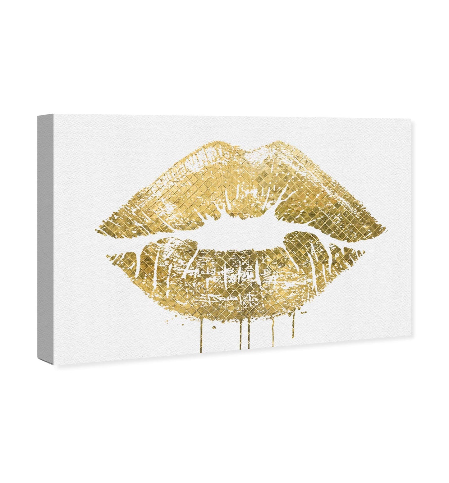 The Oliver Gal Artist Co. Fashion and Glam Wall Art Canvas Prints Please' Home Décor, 30 in x 20 in, White, Gold