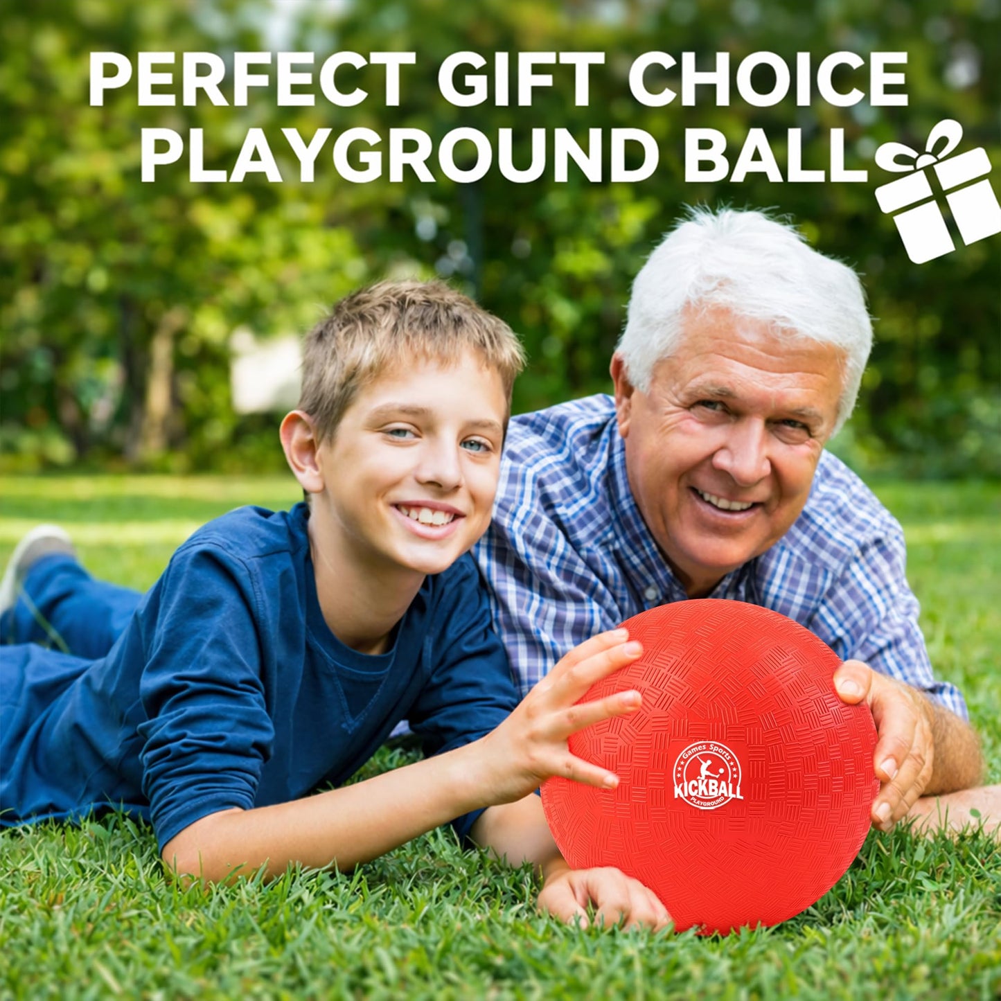 8.5 Inch Kickball Set, Dodgeballs 6 Pack, Playground Balls for Kids&Adults, Bouncy Balls Includes Pump and Storage Bag, Handball for Outdoor & Indoor Games