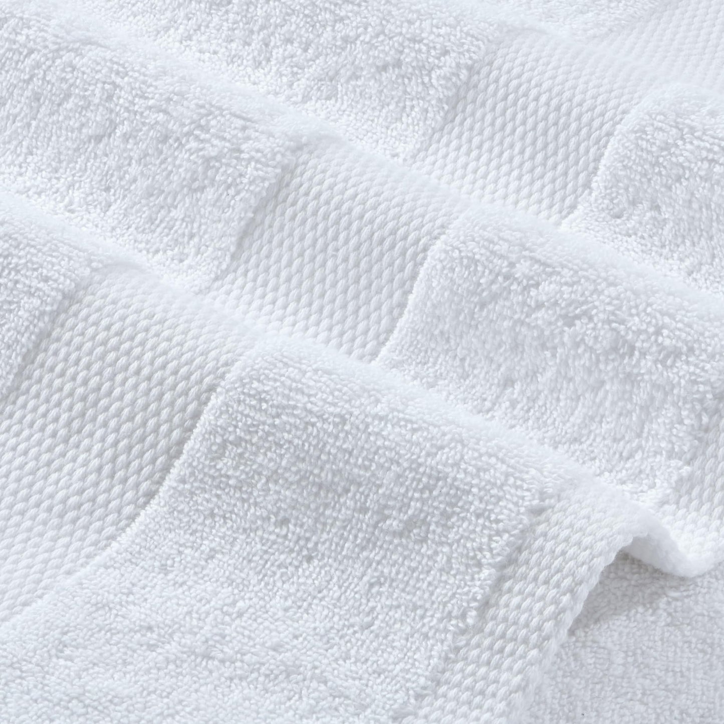Bath Sheet Towels - 650 GSM Cotton Luxury Bath Towels Extra Large 35x70 | Highly Absorbent and Quick Dry | Hotel Quality Extra Large Bath Towels Oversized, White, 2 Pack