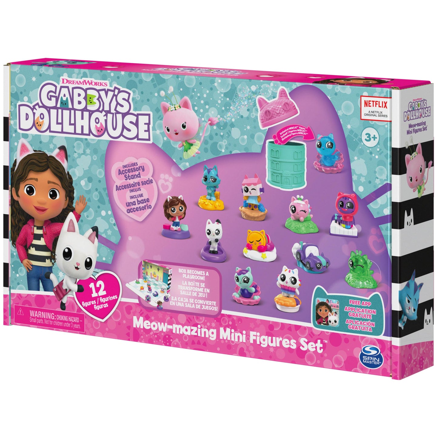 Gabby’s Dollhouse, Meow-Mazing Mini Figures 12-Pack (Amazon Exclusive), Kids Toys for Ages 3 and up