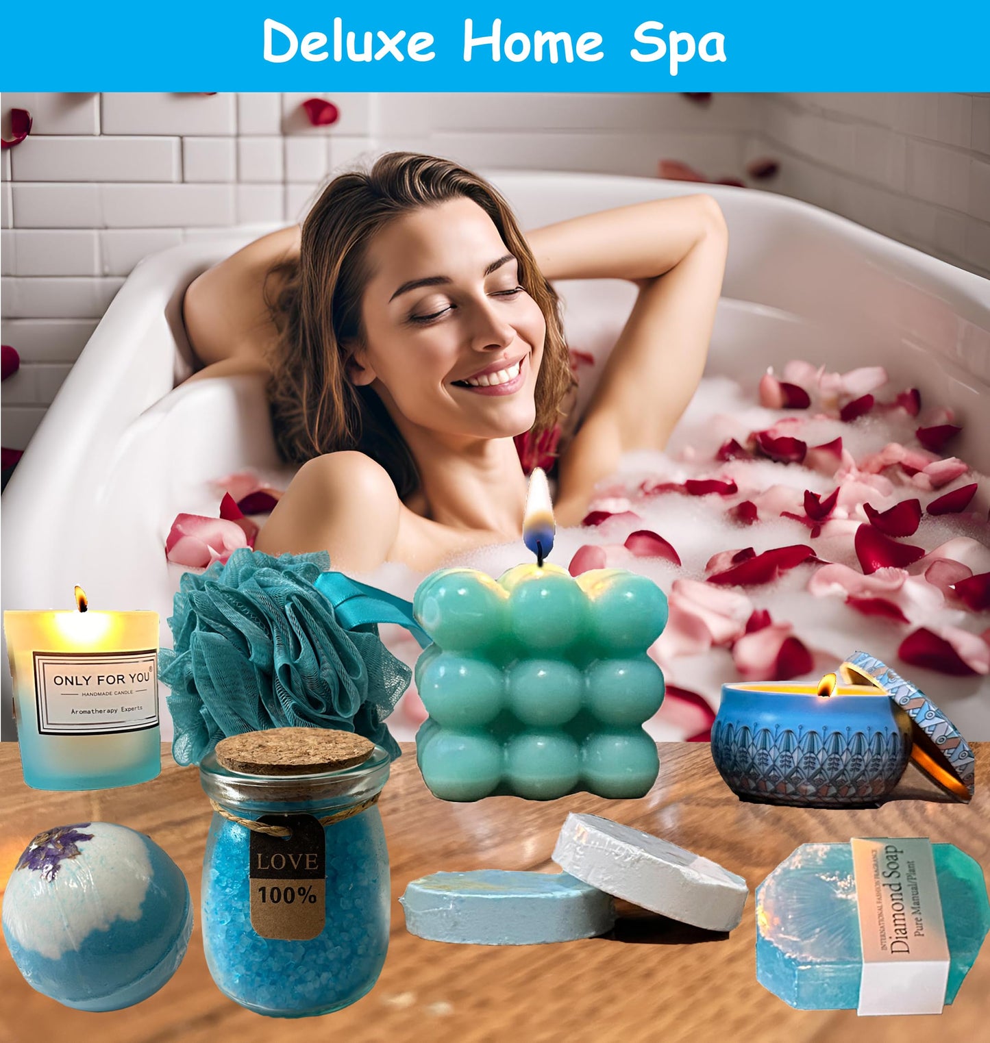 18 pcs Get well Soon Gift for Women,Care Package for Women, Relaxing Spa Gifts Set with Blanket, Unique Birthday and Mothers Day Gifts for Mom, Sister, Wife, Best Friend and Loved Ones