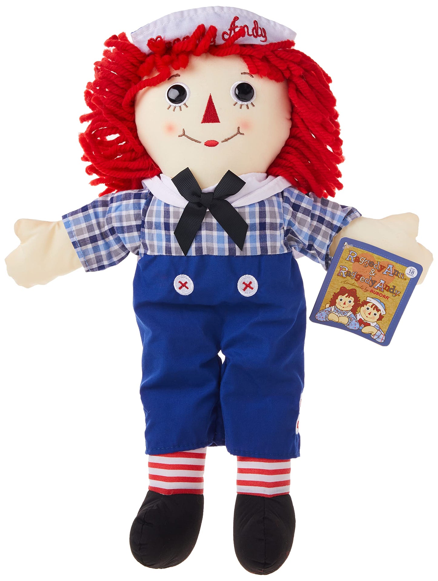 Aurora® Timeless Raggedy Ann & Raggedy Andy® Raggedy Andy Classic Stuffed Animal - Cherished Memories - Lasting Play - Multicolor 16 Inches