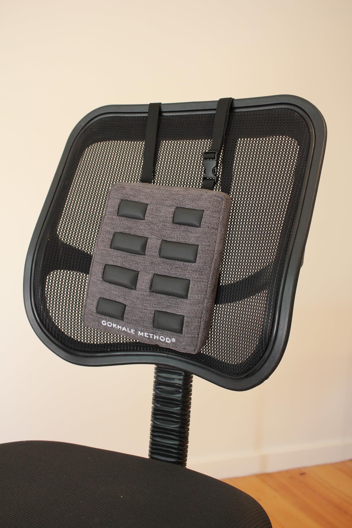 Gokhale Method Stretchsit Cushion - Lumbar Support/backrest for Chairs/car Seats - Traction/Decompression for Relief from Lower Back, Upper Back, Neck, disc, and Sciatic Pain - Posture Support