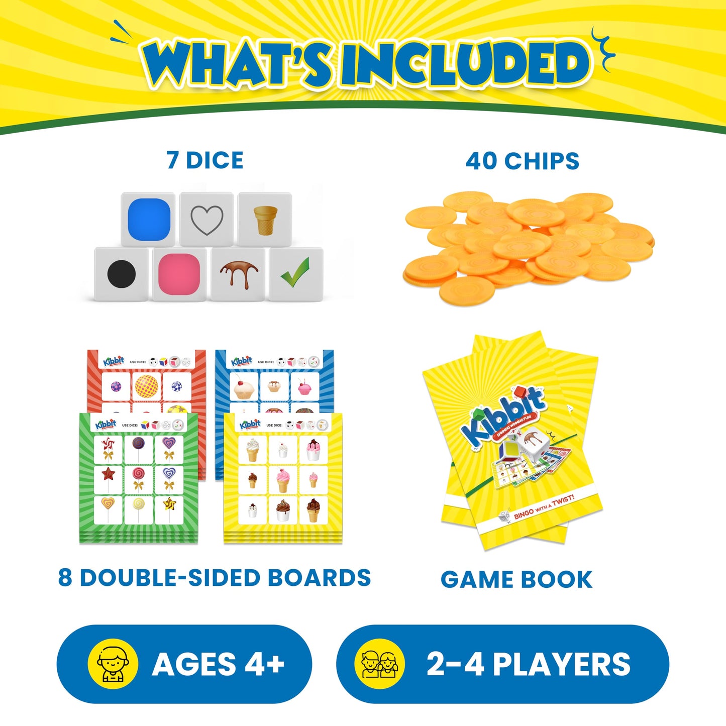 Kibbit - Bingo Style Game Targeting Descriptive Language, Sentence Structure, and Ability to Follow Multi-Component Directions