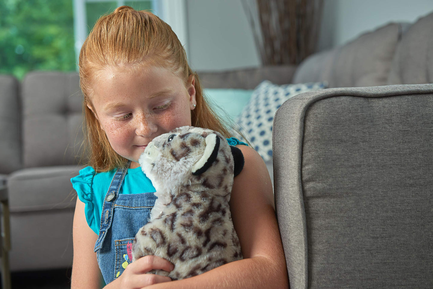 Wild Republic Snow Leopard Cub Plush, Stuffed Animal, Plush Toy, Gifts for Kids, Cuddlekins 12 Inches