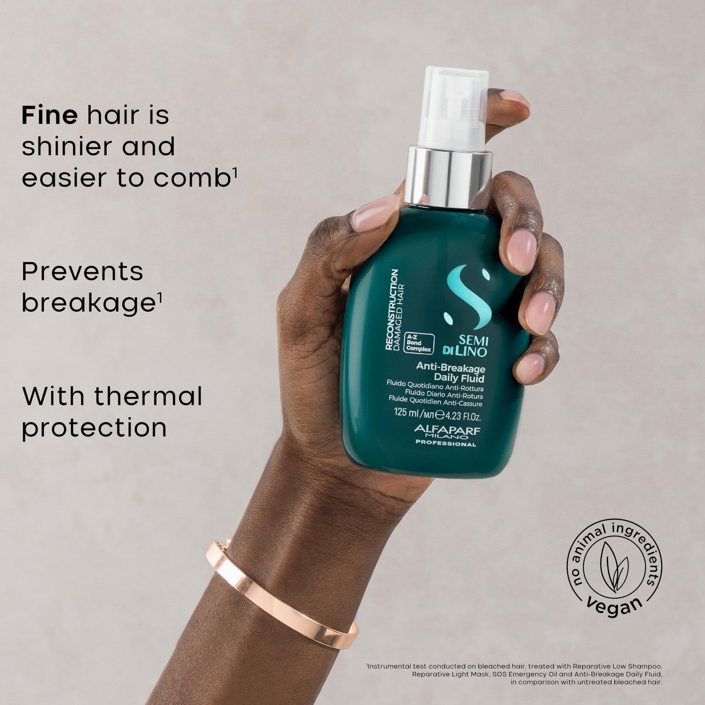 Alfaparf Milano Semi di Lino Cristalli Liquidi Hair Oil Serum and Reparative Anti-Breakage Fluid Set for Damaged Hair - Heat Protector - Repairs, Strengthens, Adds Shine - Vegan Formula