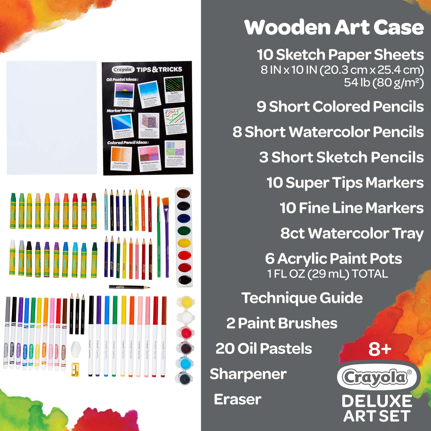 Crayola Wooden Deluxe Art Set, Arts & Crafts
