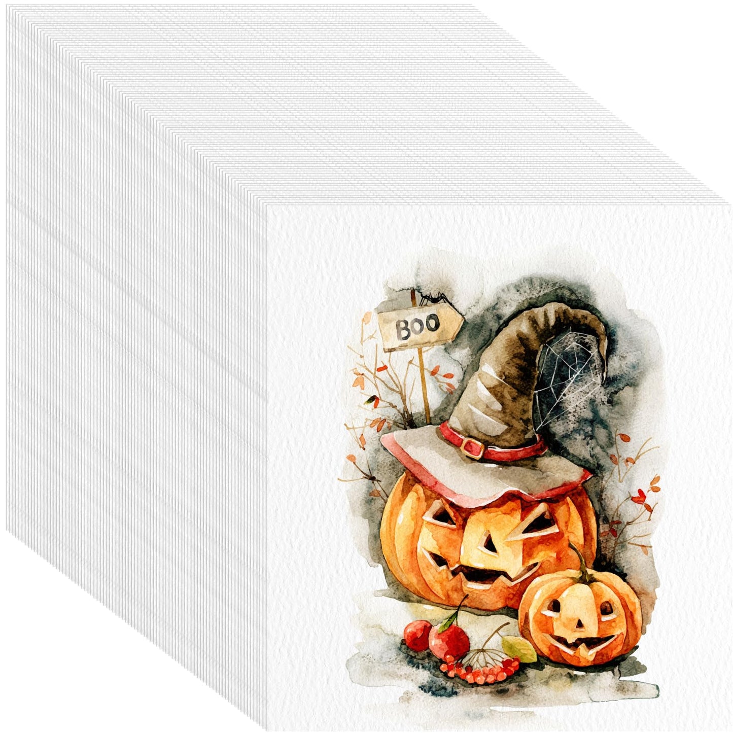 300 Sheets Cotton Watercolor Paper Bulk -140LB/300GSM Art Paper-9 x 12 inch Painting & Craft Paper, Finger Paints, Watercolor, Tempera, Drawing, Art Room & Home School Crafts
