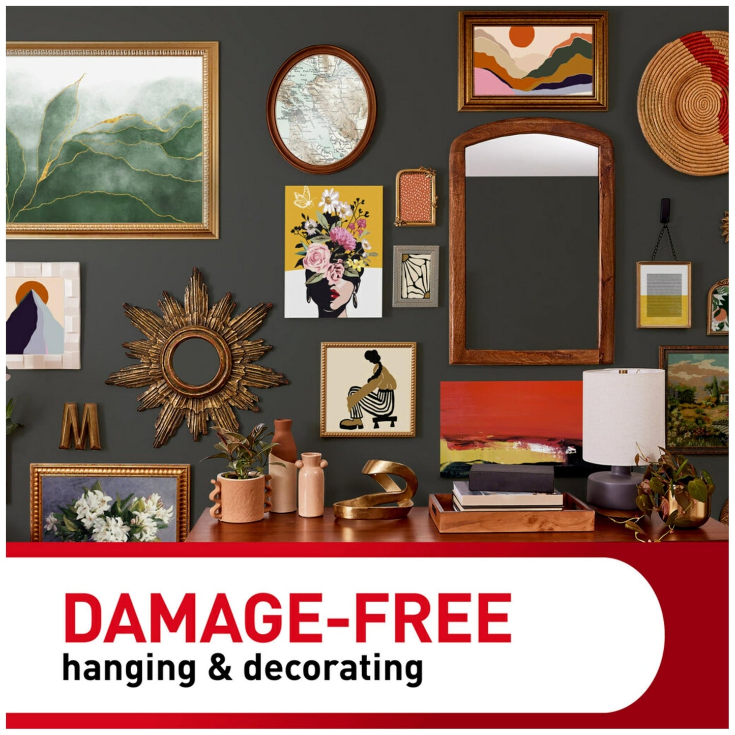 Command 15 lb Large 120 Pairs Picture Hanging Strips (240 Strips), Damage-Free Hangers for Picture Frames, No Tools Required, Great for Home Room Wall Decor, White Adhesive