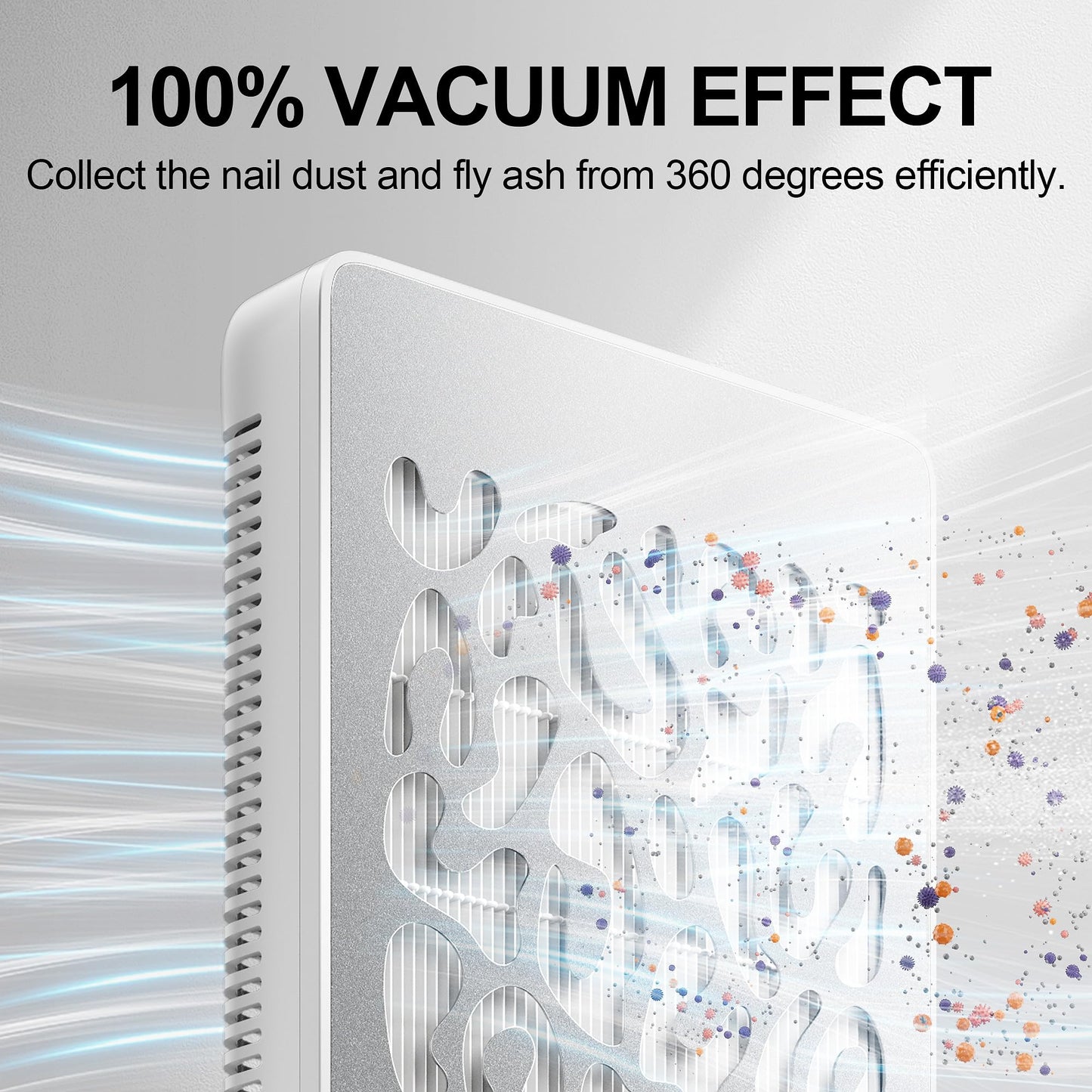 L'UGX Powerful Nail Dust Collector with Cuticle Trimmer