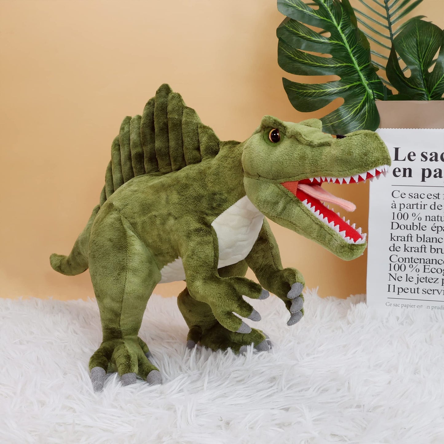 Wilomis Dinosaur Stuffed Animal, 21" Spinosaurus Soft Dinosaur Plushies, Stuffed Dinosaurs for Boys Kids