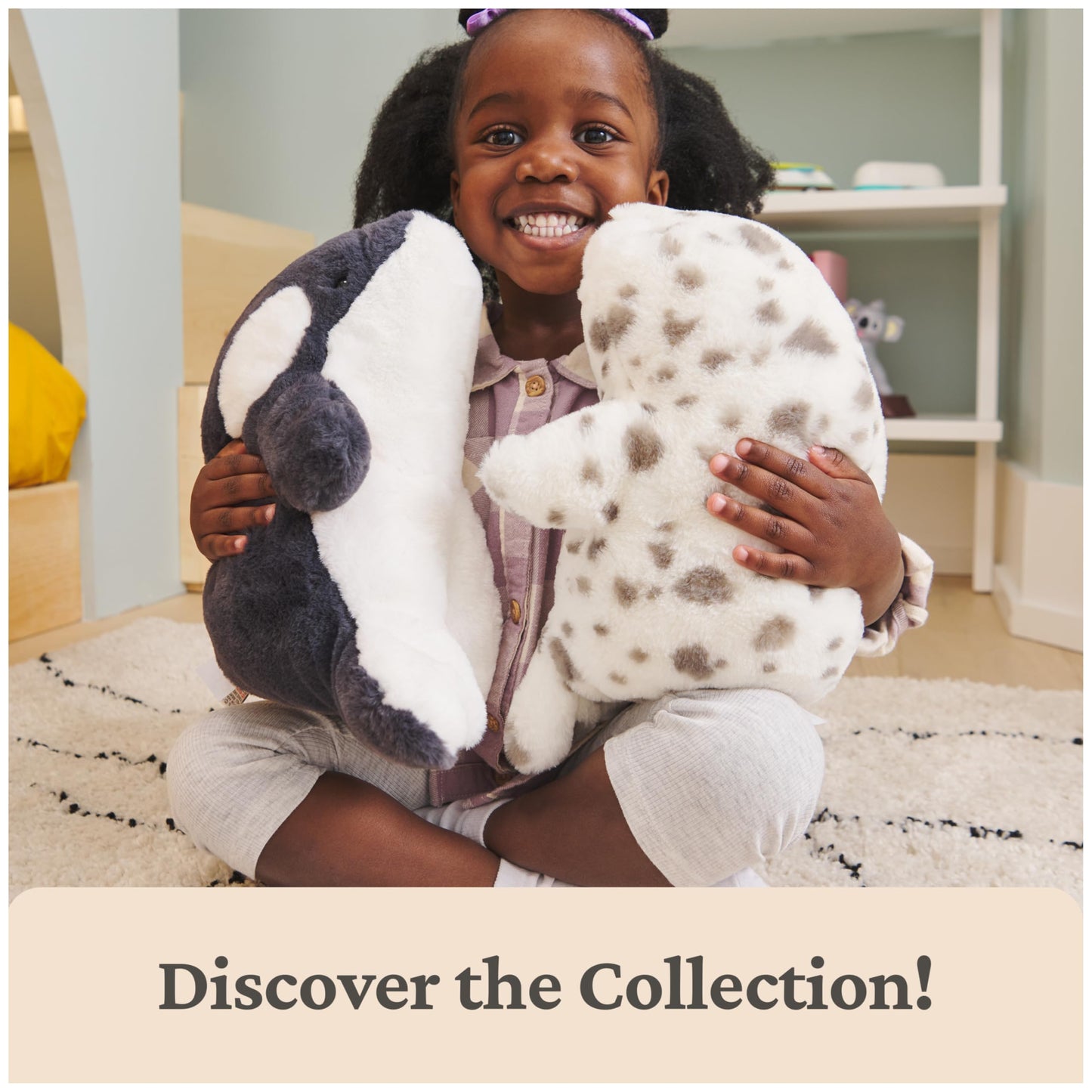 GUND Flynn Orca Whale Plush, Premium Whale Stuffed Animal for Ages 1 and Up, Black/White, 10”