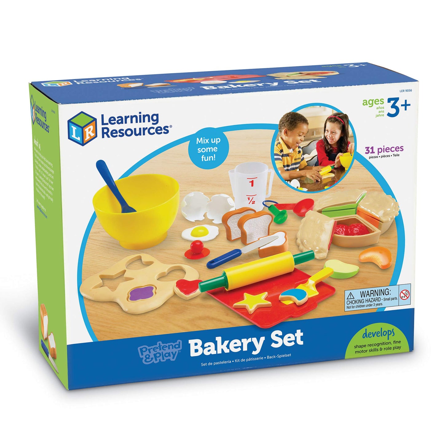 Learning Resources LER9056 Pretend & Play Bakery Set, Pretend Bakery, Imaginative Play, 31 Pieces, Ages 3+