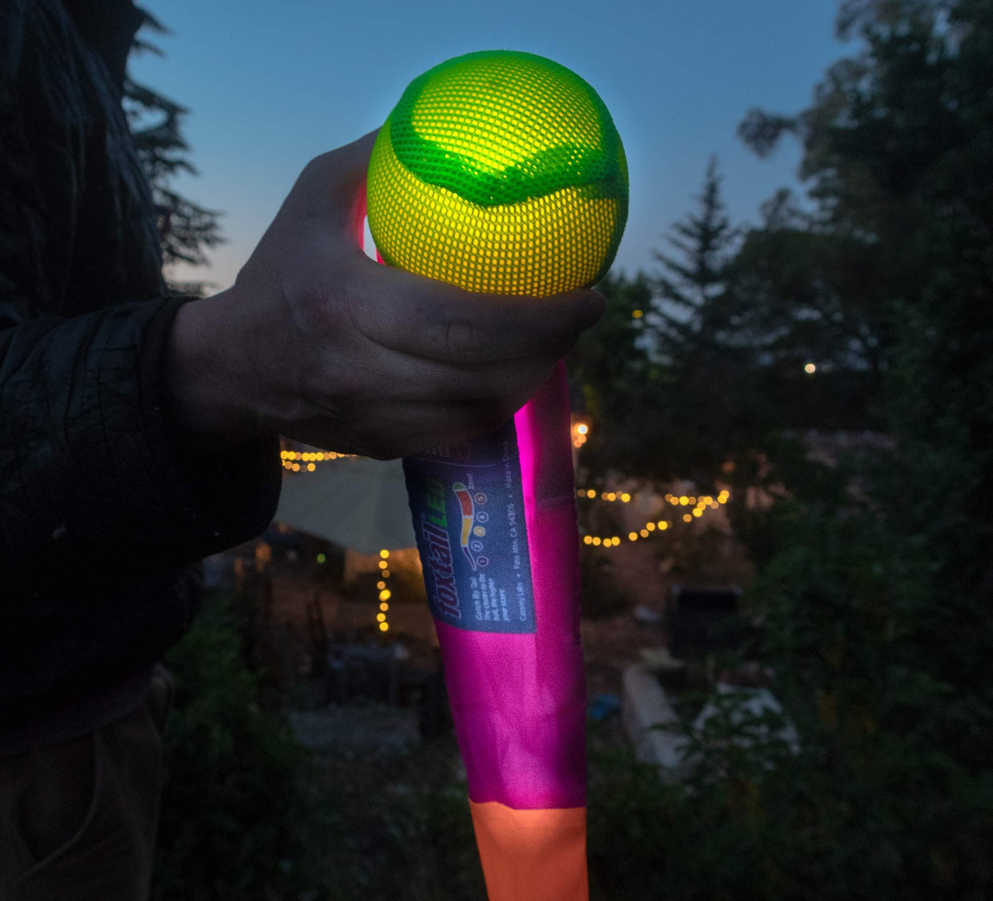 LED Foxtail Softie Light Up Flying Soft Ball Catch and Toss Game