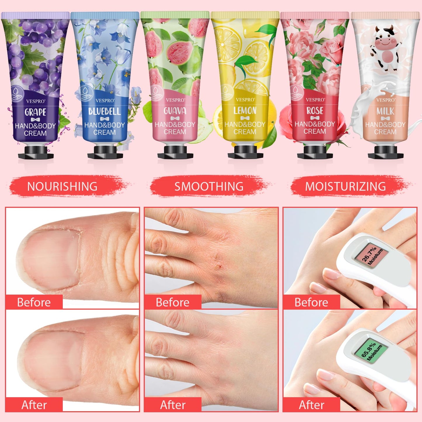 140 Pack Hand Cream Gifts Set For Women, Easter Basket Stuffers, Mothers Day Gifts, Hand Lotion Travel Size for Dry Cracked Hands, Mini Hand Cream for Nurse Week Gifts and Teacher Appreciation Gifts