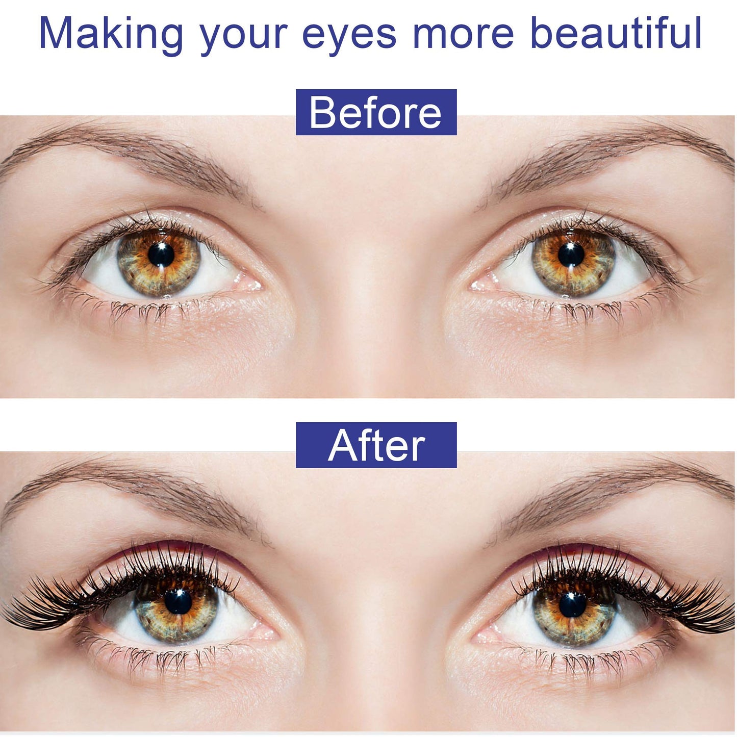 Alcastar Magnetic Eyelashes with Eyeliner Kit, Synthetic Fiber, Natural Look, Waterproof, No Glue Required (BT-1022)