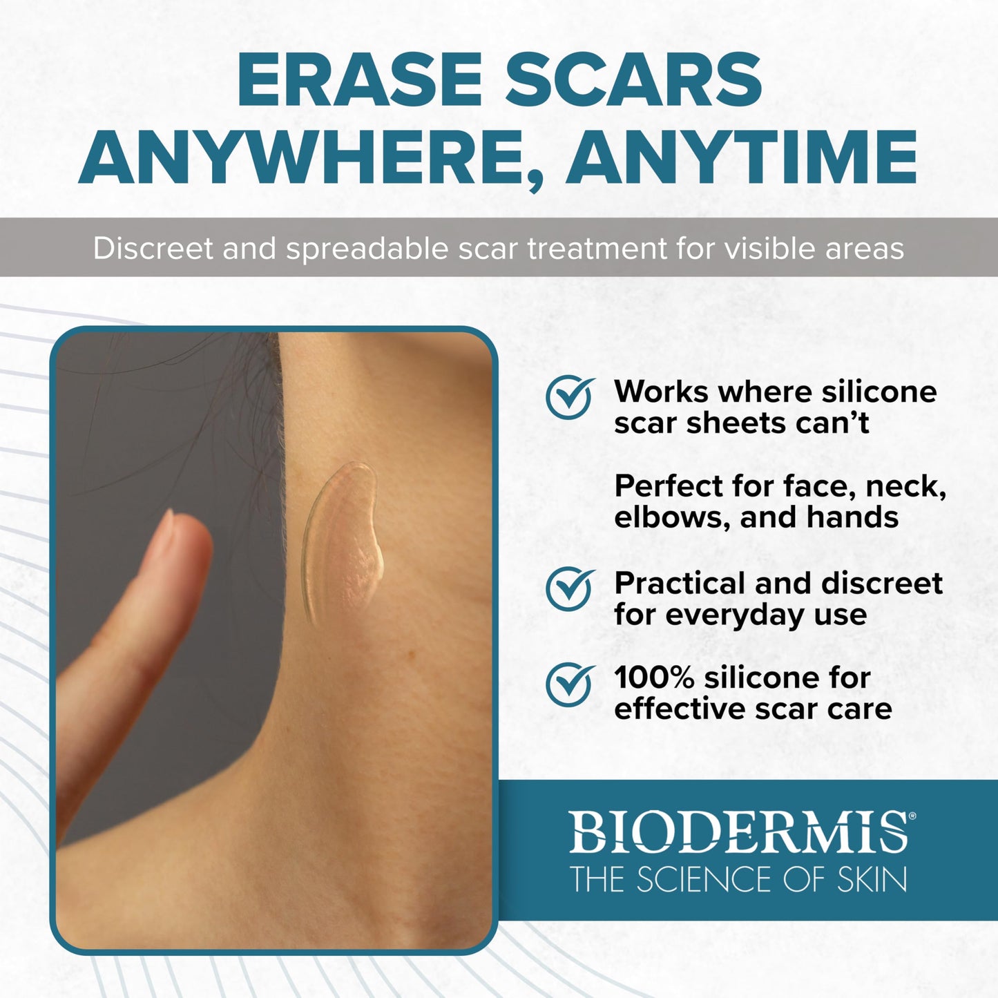 Xeragel 100% Silicone Scar Treatment Ointment 10g – Scar Gel for Smoother, Flatter Scars from Surgery, Burns, Acne & More - For Old & New Scars on Face, Neck & Hands - Hypoallergenic & Fragrance-free