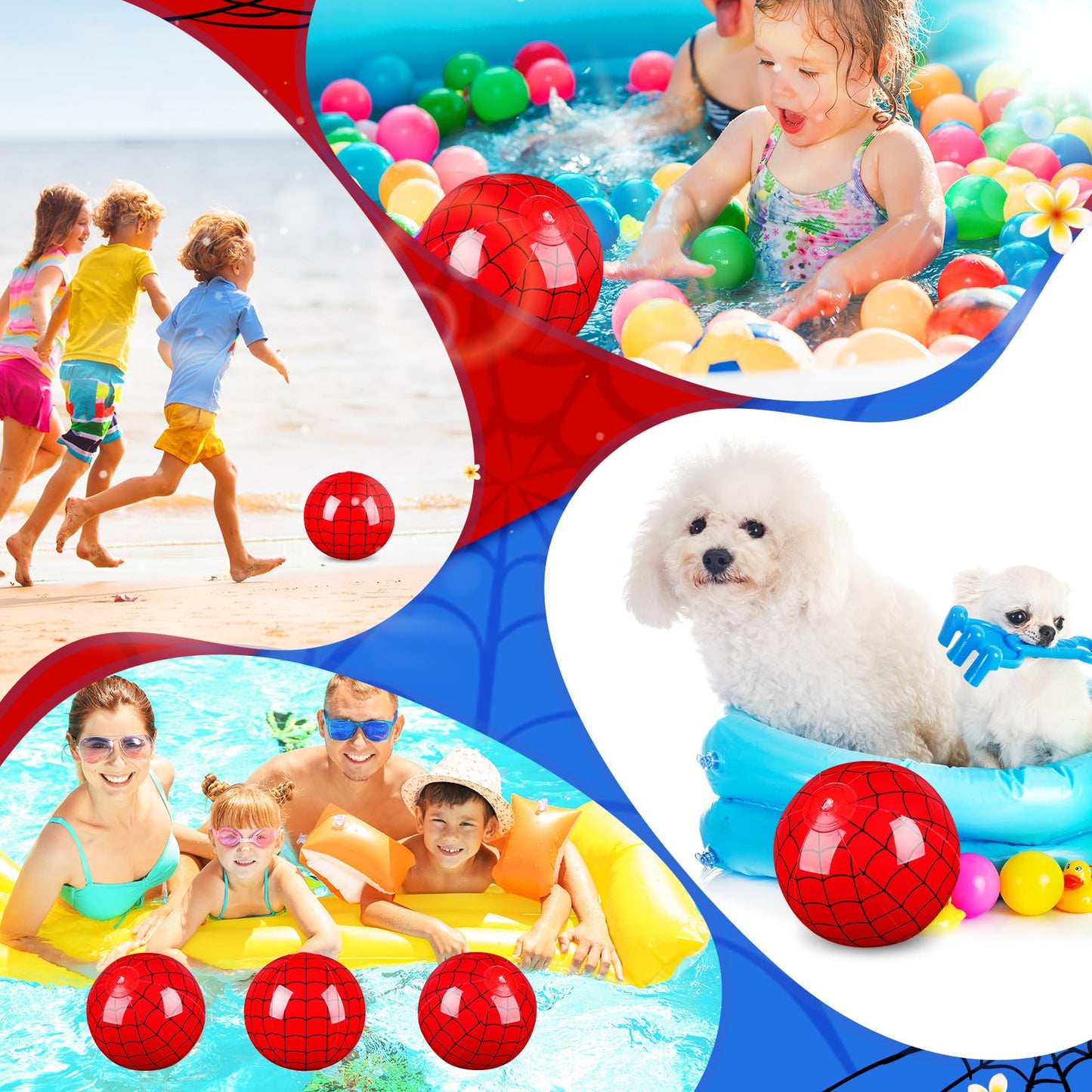 Leitee 2 Pcs Granny Pants Yard Games Spider Web Granny Pant Outdoor Party Games Giant Outdoor Game with 2 Oversized Pants & 10 Bouncy Balls for Kids Family Group Backyard Party Reunion Gathering