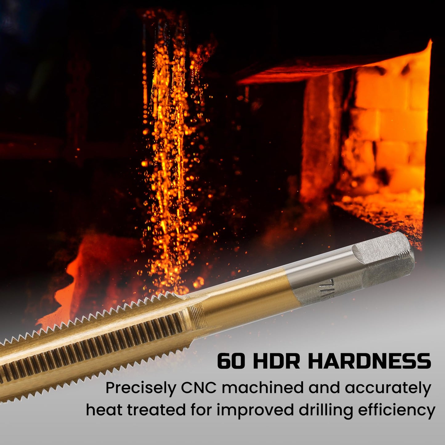 Anfrere Brass Coated 80pcs SAE & Metric Tap and Die Set, Metric Standard Rethreading Tool Kit, Coarse and Fine Threads for Cutting External and Internal Threads, Essential Repair Tool Kit with Case