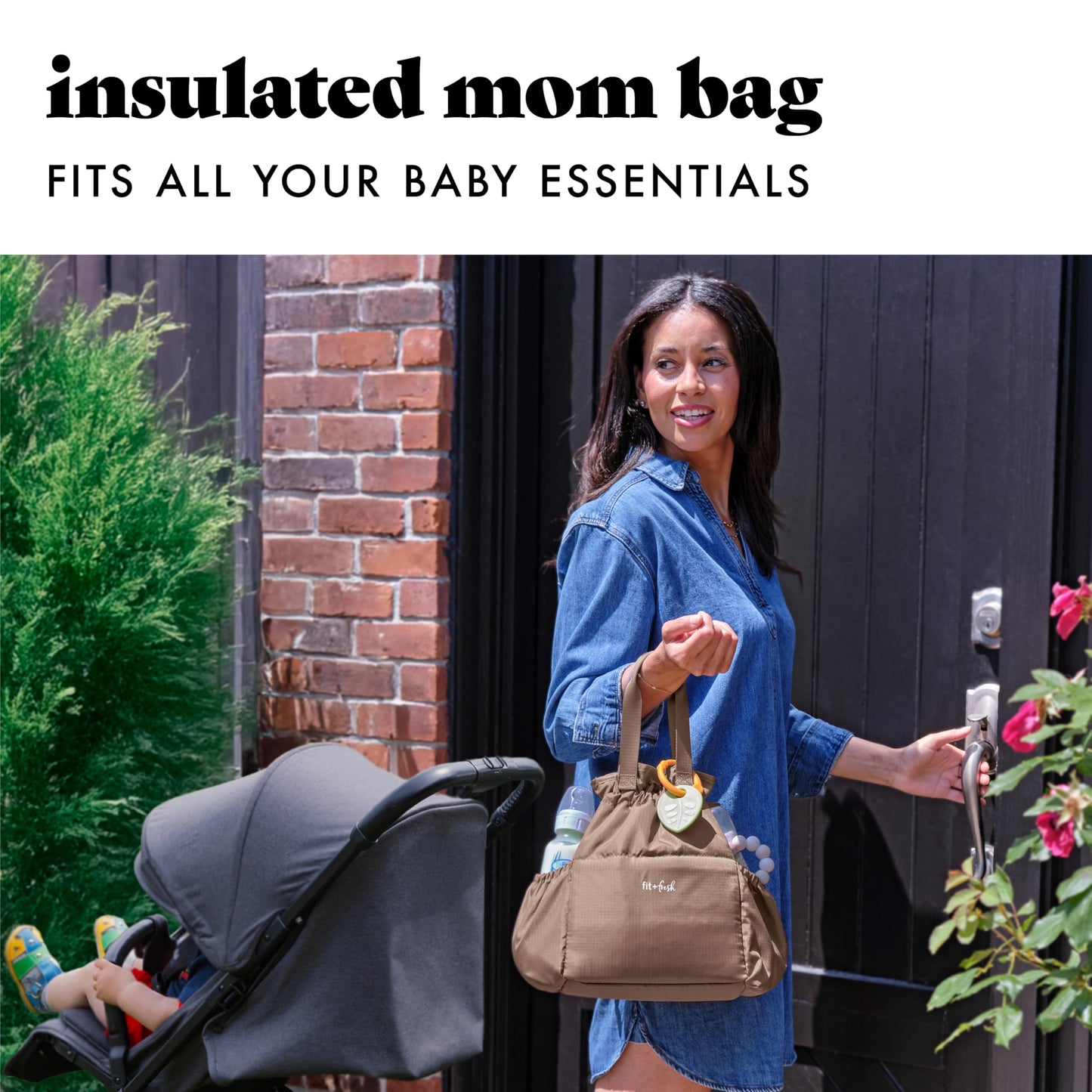 Fit & Fresh Cromwell Cinch Lunch Bag for Women | Insulated Lunch Box with Containers