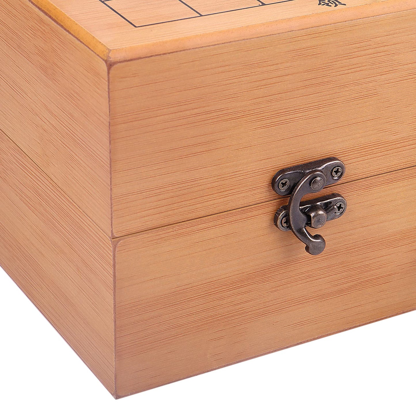 19x19 / Go Game SetHigh Grade Gift Box Board with Single Convex Melamine Stones and Bamboo Bowls Set