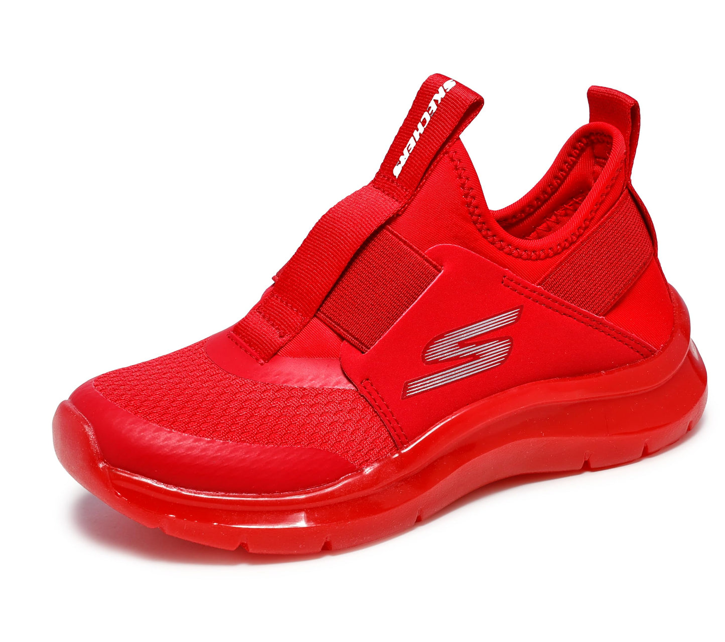 Skechers Boys' Skech Fast Ice, Red, 1 Little Kid