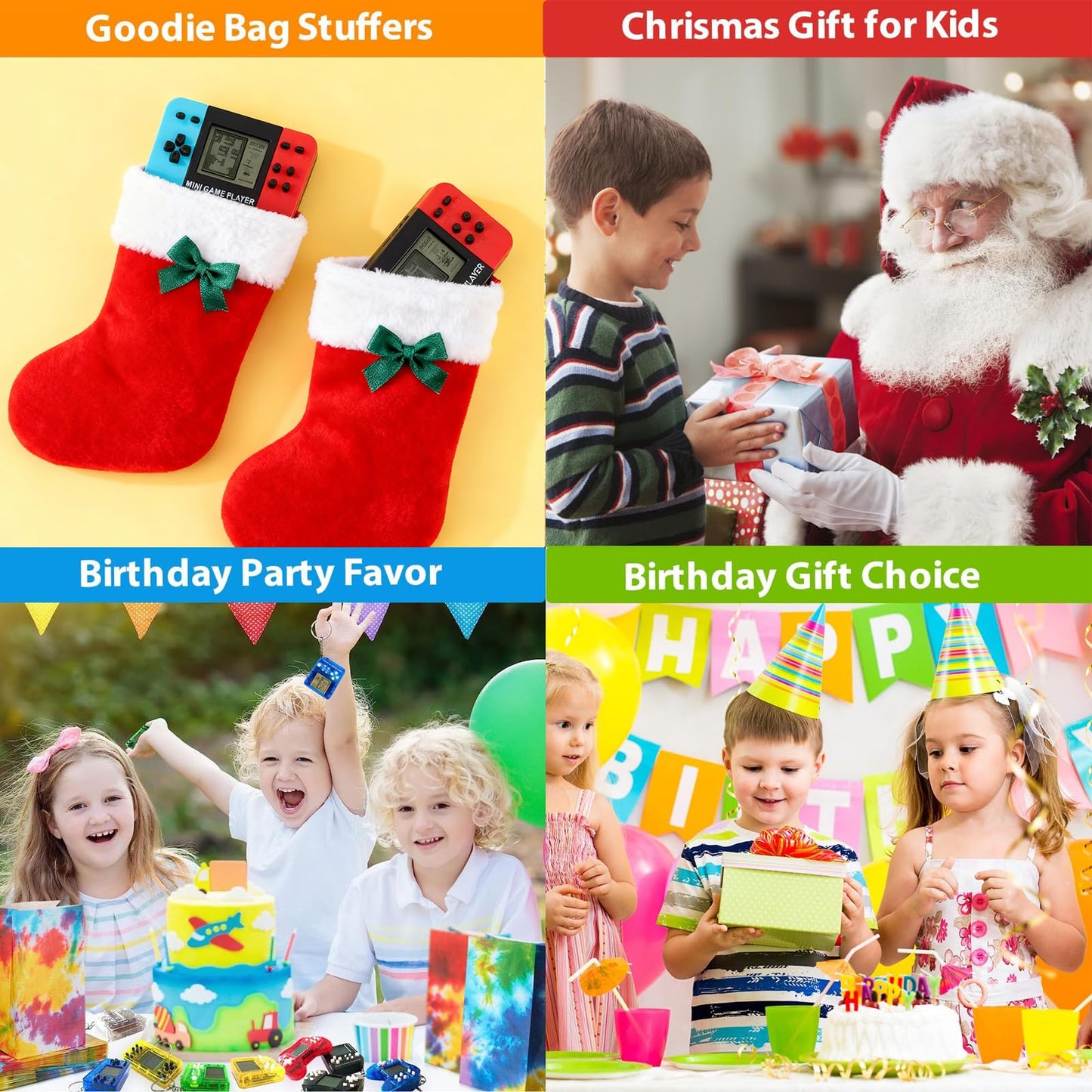 APZ 20 Video Game Party Favors for Kids,Video Game Keychain Party Birthday Supplies,Goodies Bags Stuffer,Carnival Prizes,Treasure Box Toys