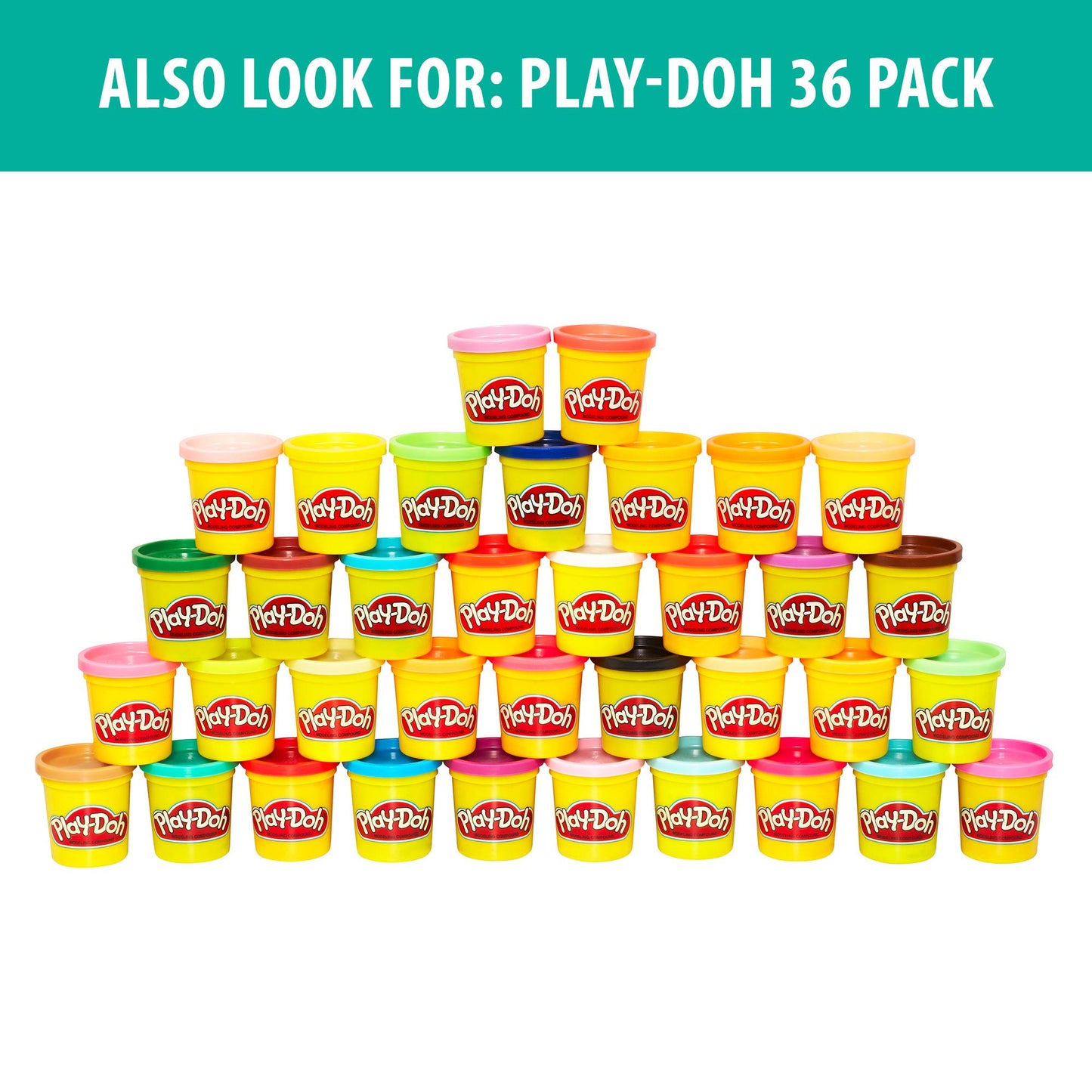 Hasbro Play-Doh Play 'n Store Kids Play Table for Arts and Crafts Activities with 8 Non-Toxic Colors, 2-Ounce Cans