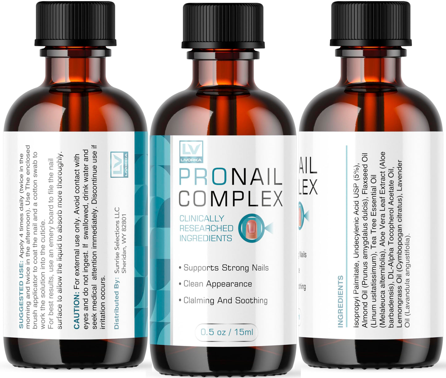 3 Pack - ProNail Complex, Pronail, Pronail Complex Oil, ProNailComplex, Pro Nail, Pro Nail Complete, ProNailComplex 24, Pro Nail Complex for 3 Bottles for 90 Days