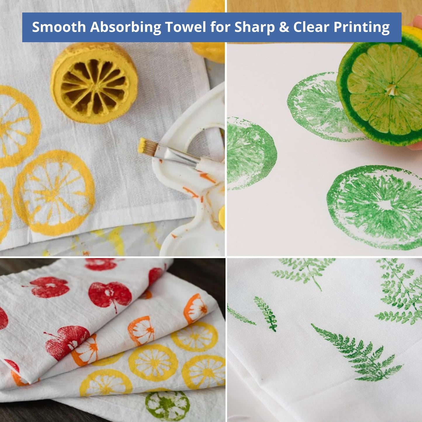 Flour Sack Towels | Tea Towel for Crafts| Kitchen Dish Cotton Blank Towel for Embroidery| Baking Bread Proofing Linen Cover| Thick Absorbent Quick Dry| 12 Pack 18"x 28" White