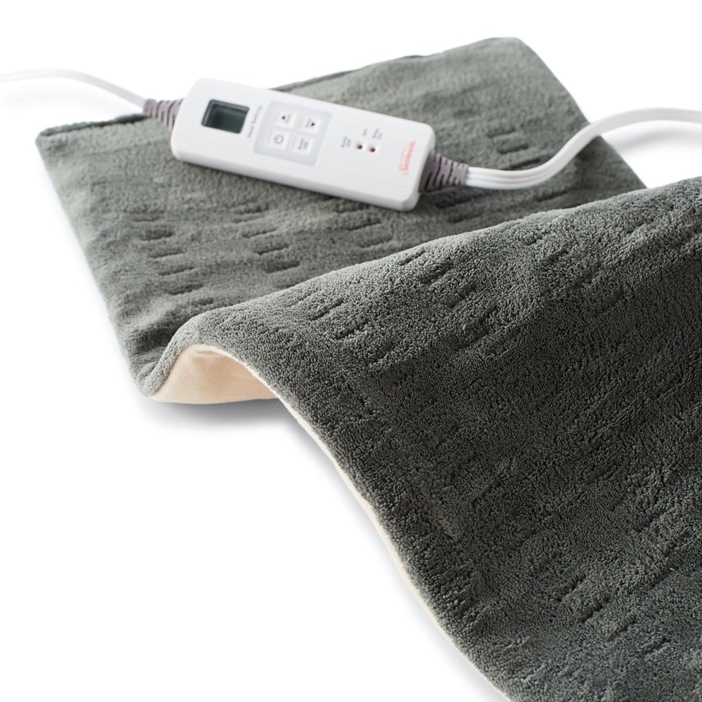 Sunbeam XL Heating Pad for Back Neck and Shoulder Pain Relief Auto Shut Off 6 Heat Settings Extra Large 12 x 24 Green Ideal for Muscle Aches and Arthritis Pain