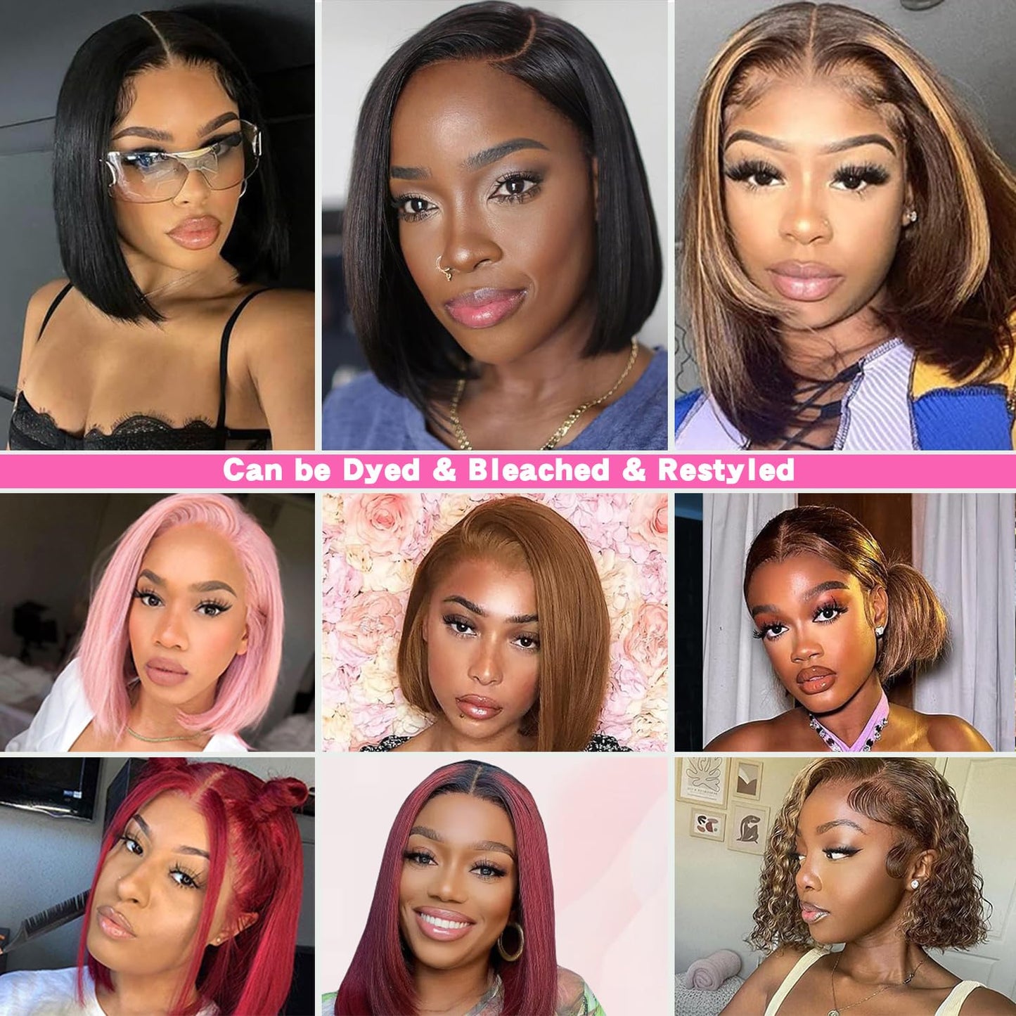 99j Burgundy 4x4 Straight Bob Wig Human Hair Hd Lace Closure Wigs Human Hair Gluless 100% Remy Human Hair for Women Transparent Lace Wig 16 Inch