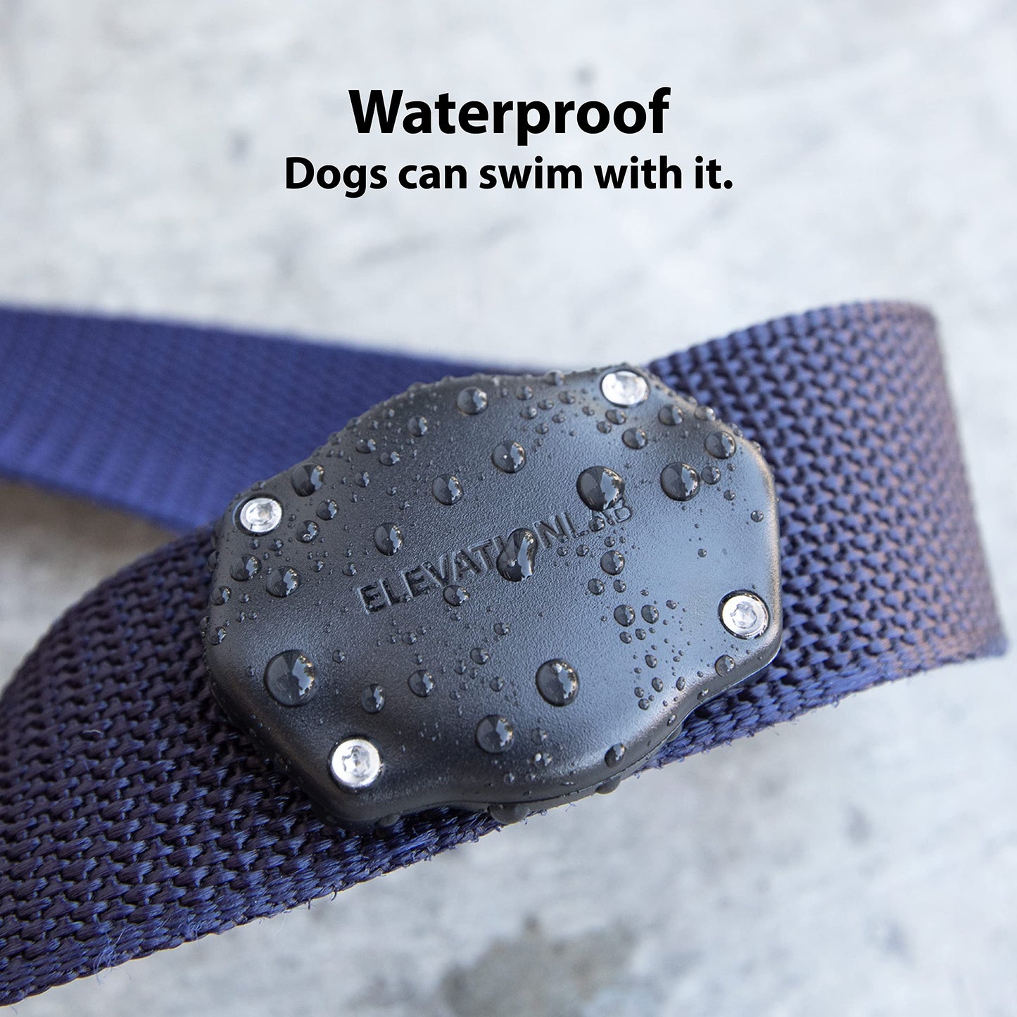 TagVault™ AirTag Dog Collar Mount (2 Pack) - IP69 Waterproof, Doesn't Dangle, Fits All Width Collars | Elevation Lab