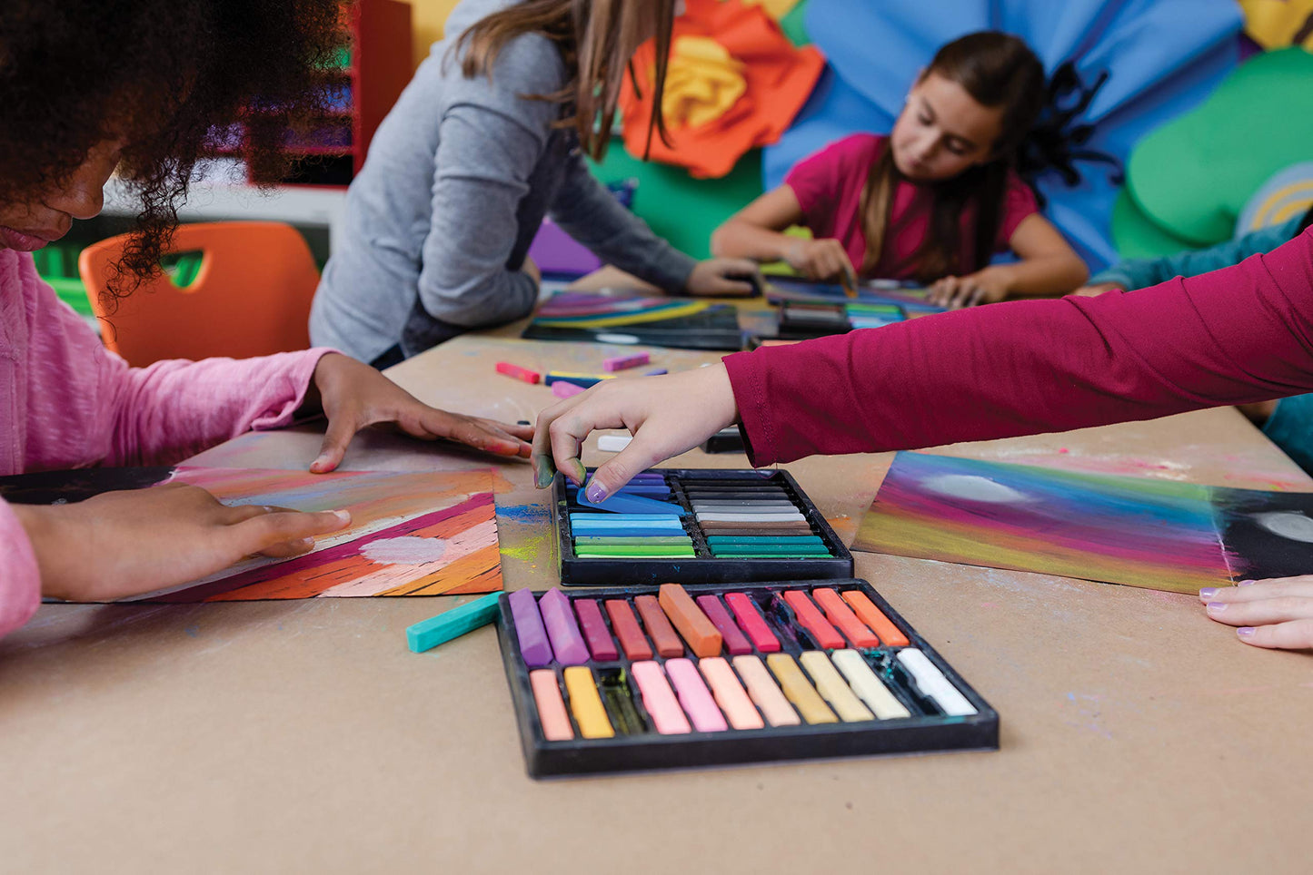 Chenille Kraft Square Artist Pastels, 48 Assorted Colors Set