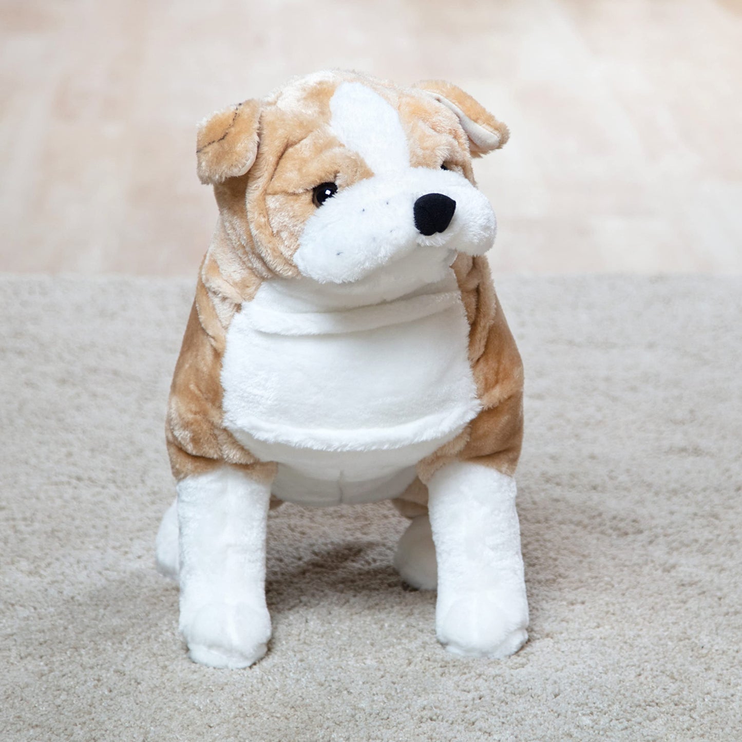 Melissa & Doug Giant English Bulldog - Lifelike Stuffed Animal (Nearly 2 feet Tall)