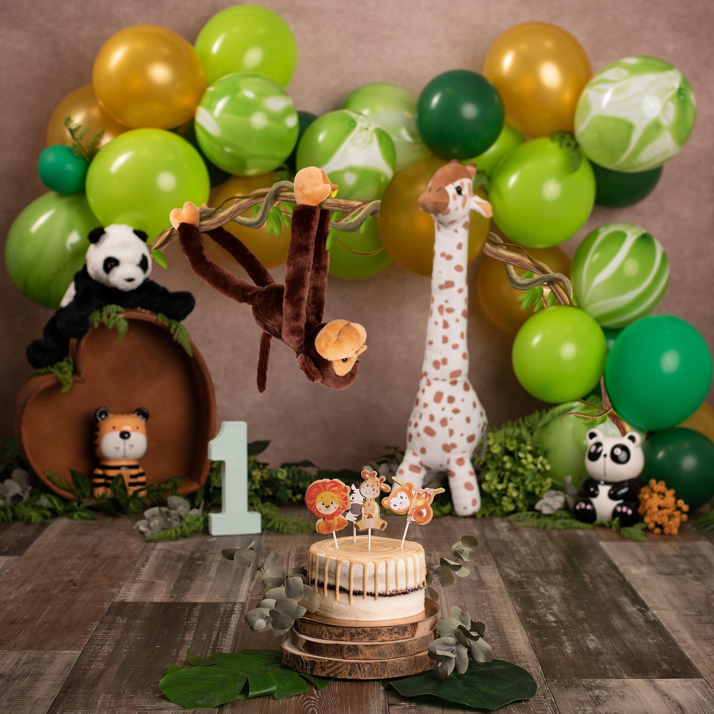 ArtCreativity Long Arm Plush Monkey, 23 Inch Hanging Monkey with Connectable Limbs, Ultra Soft and Huggable Stuffed Animal for Kids, Cute Home and Nursery Décor, Best Birthday Gift Idea