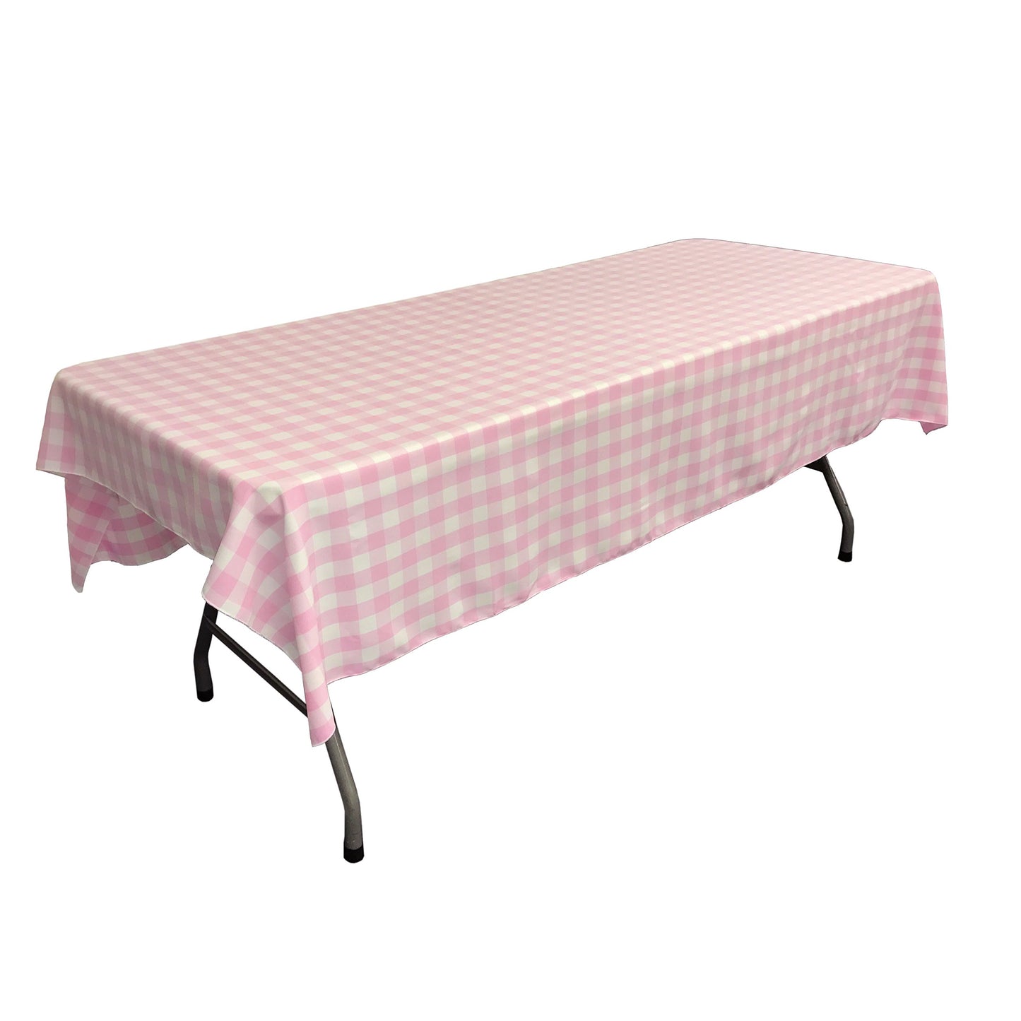 LA Linen ™ Checkered Tablecloth or Overlay or Napkins. Made in USA