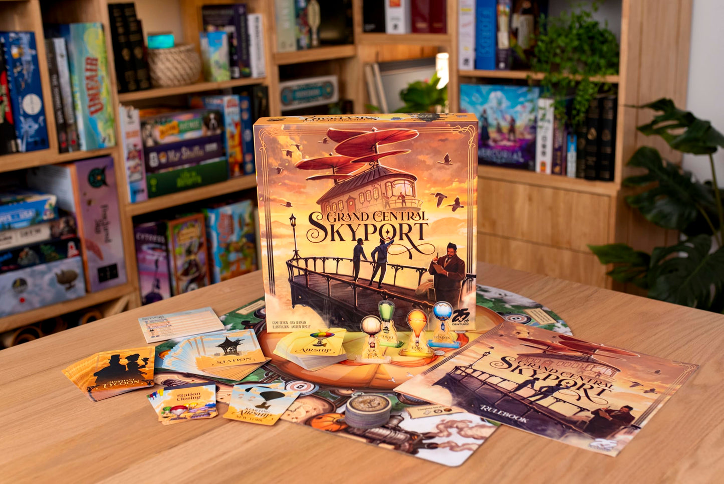 Grand Central Skyport – 25th Century Games | Ages 14+, 2-4 Players, 30–60 Minutes
