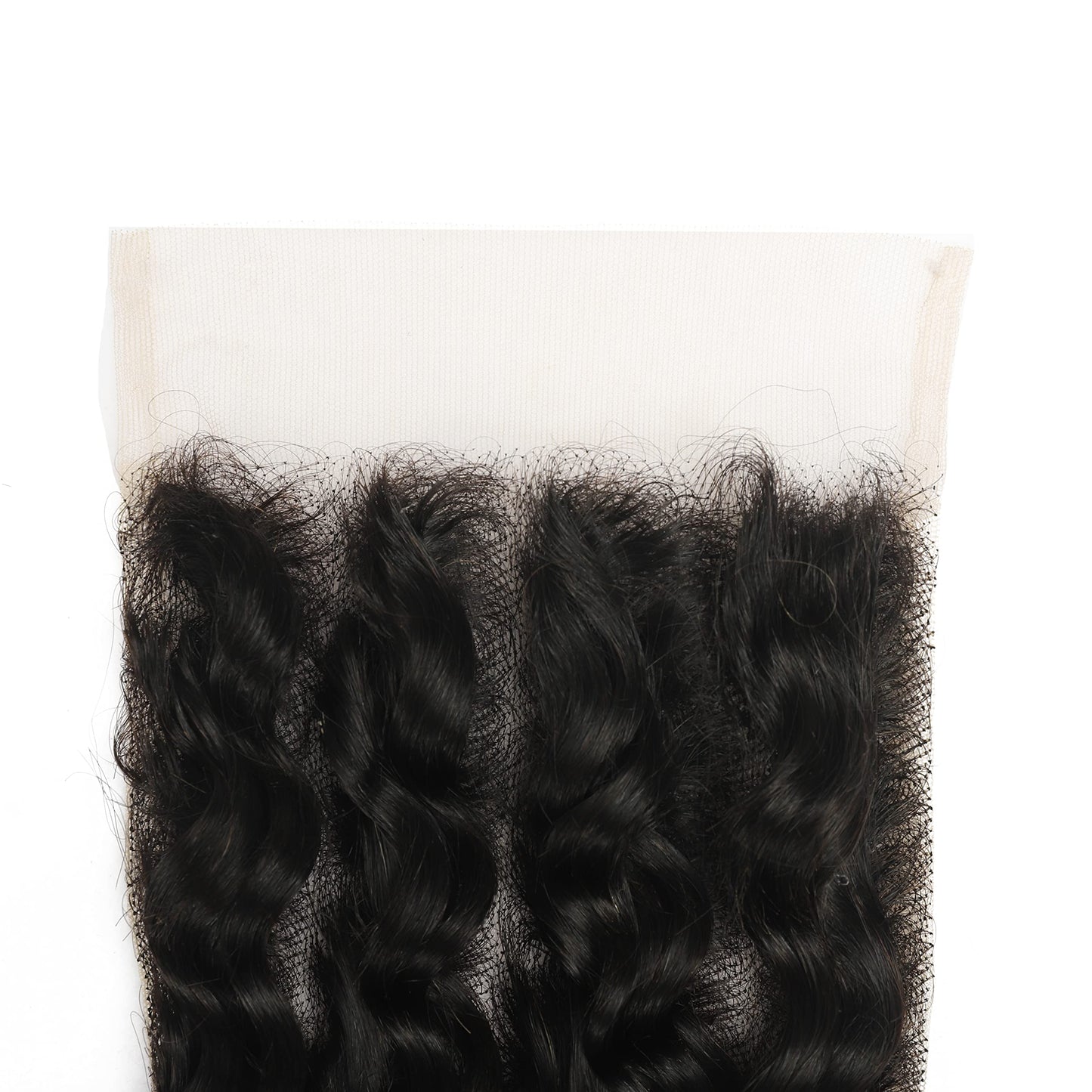 5x5 Closure Deep Wave Transparent HD Lace Closure 12A Brazilian Virgin Human Hair Closure Free Part Pre Plucked with Baby Hair Natural Color 16 Inch