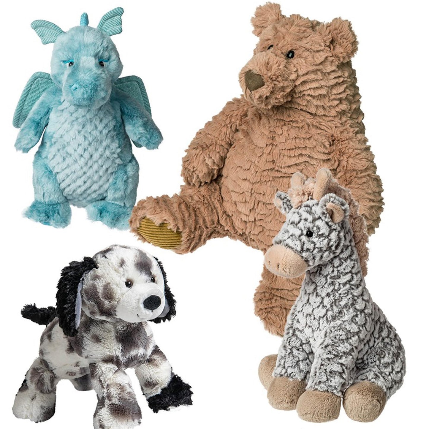 Mary Meyer Stuffed Animal FabFuzz Soft Toy, 11-Inches, Pablo Puppy
