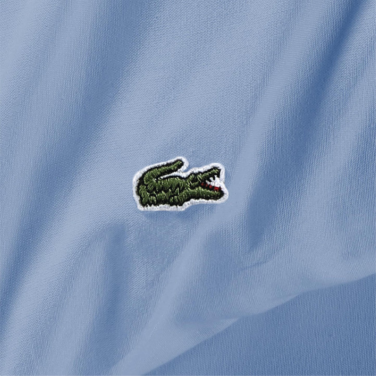 Lacoste 100% Cotton Percale 4-Piece Sheet Set – Cool, Crisp, Matte, and Durable, Oeko-Tex Certified – Solid, Allure Blue, Full