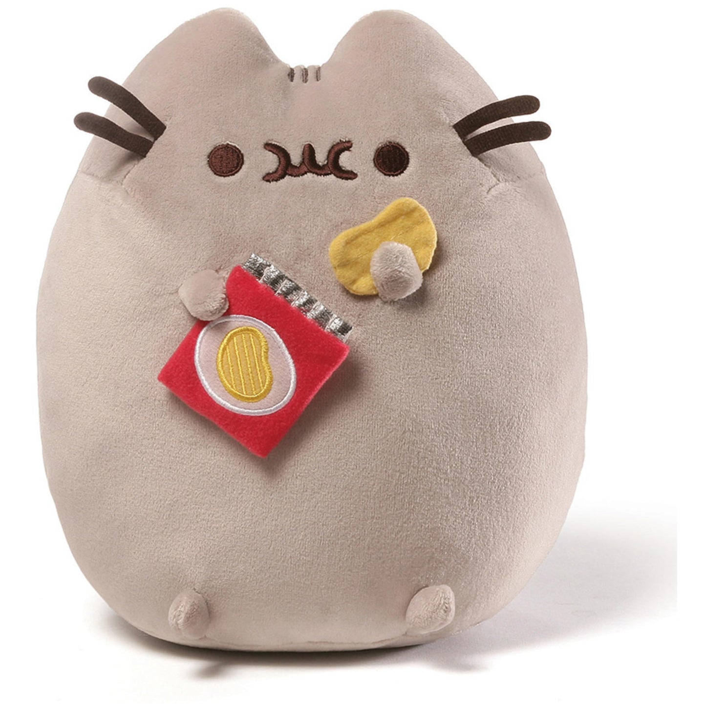 Pusheen - Classic Pose Gray Plush Pusheen Stuffed Cat - Snackables Collection