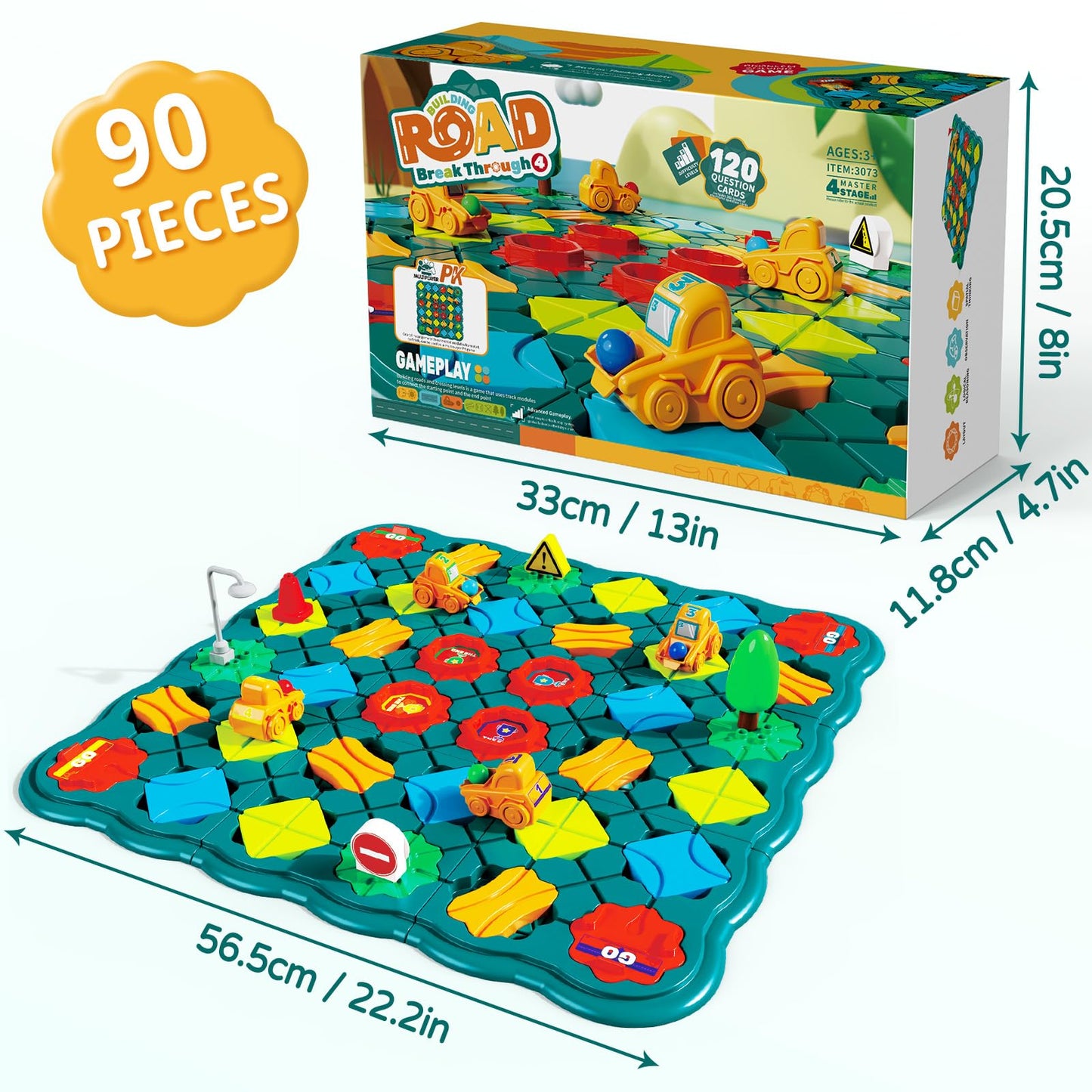 STEM Board Games for Kids Maze Learning Games Learning Games Montessori Logic Path Track Building Blocks Preschool Birthday for Boys Girls
