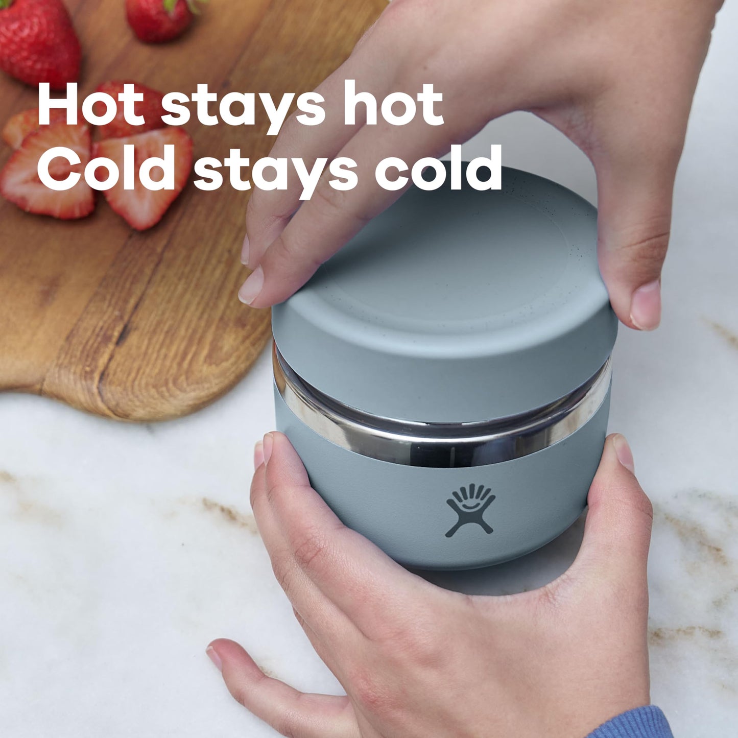 Hydro Flask Food Jar – Insulated Stainless Steel, Snack Travel Container for Hot Food & Soup 12 Oz Supernova Purple